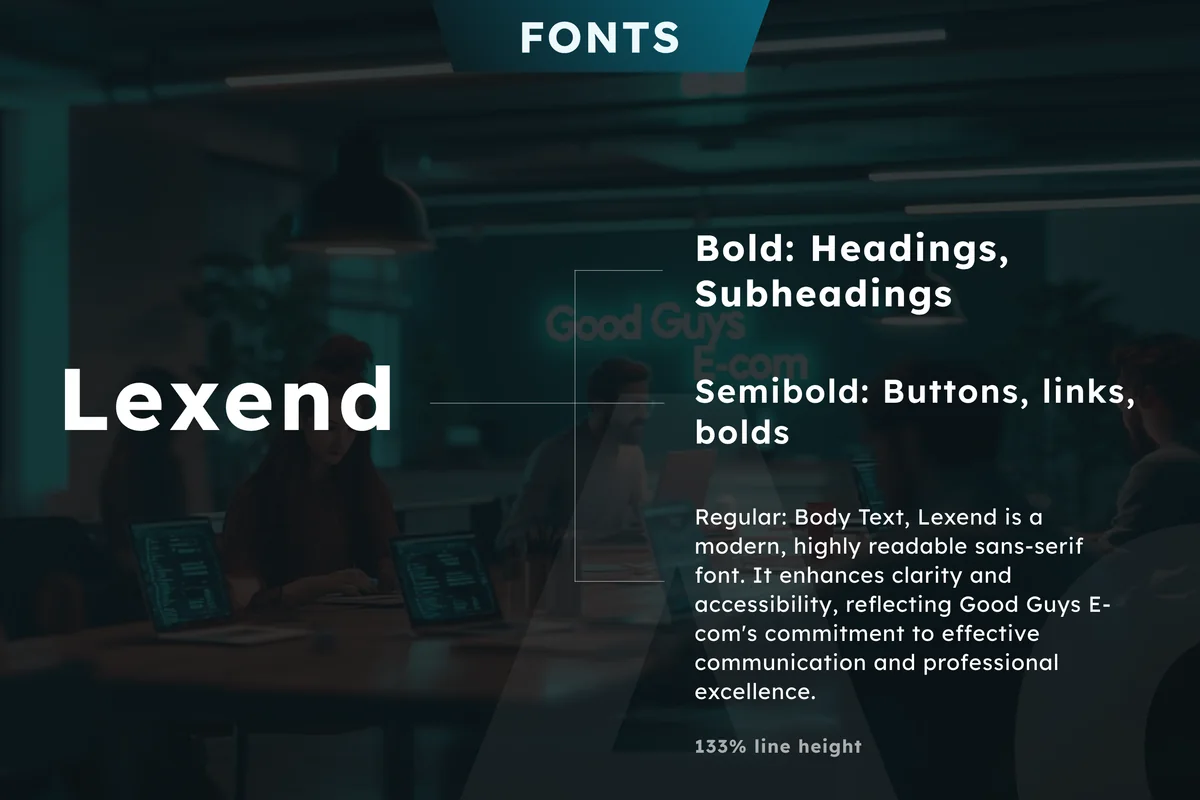 Typography · Lexend